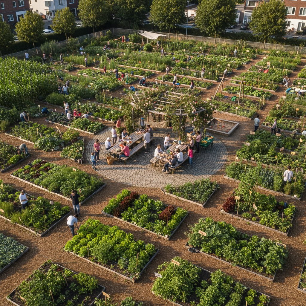 Avant — Jardin communautaire Sétif